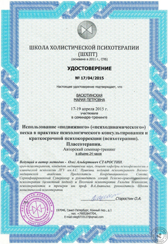 diploma4 Курс “Психологическая аптечка трейдера”